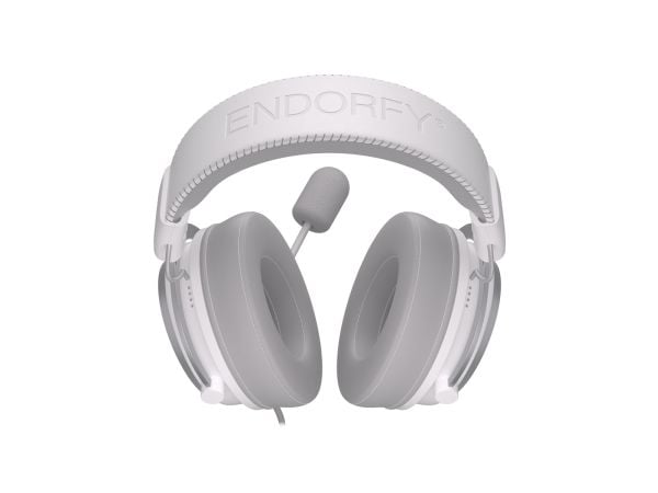 Endorfy VIRO Plus USB gaminghodesett (hvit, USB-A, 3,5 mm jack)