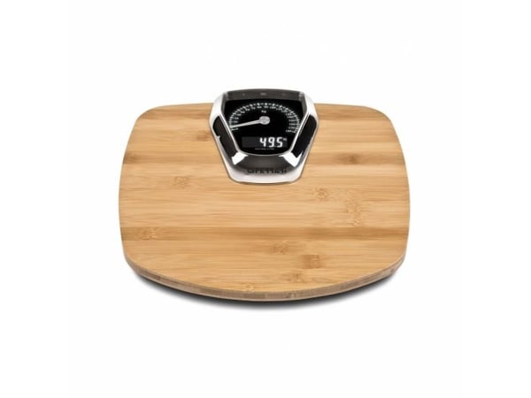 G3 Ferrari Formula Elegance, Elektronisk personvekt, 180 kg, Bamboo, Tre, 0,1 kg, kg/lb, Oval