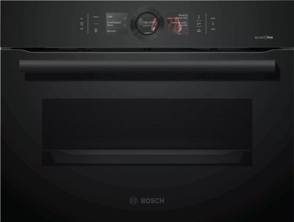 Bosch Serie | 8 accent | line CSG856RC7 - Ovn - med dampfunksjon - innebygd - Wi-Fi - fordypning - bredde: 56 cm - dybde: 55 cm - høyde: 45 cm - me...