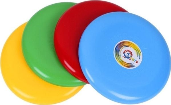 Technok frisbee med klistremerker