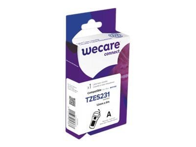 Wecare connect - Vit - Rulle (1,2 cm x 8 m) 1 kassett(er) etiketttejp - för Brother PT-D210, D600, H110; P-Touch PT-1005, D200, D450, D800, E550, H...