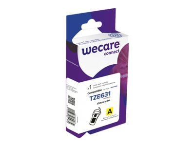 Wecare connect - Gul - Rull (1,2 cm x 8 m) 1 kassett(er) merketape - for Brother P-Touch PT-1010, 1090, 1230, 1290, 1830, 1880, 2100, 2430, 2700, 2...