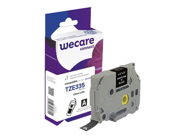 Armor Wecare - Weiß - Rolle (1,2 cm x 8 m) 1 Kassette(r) Etikettbånd - für Brother PT-D210, D600, H110, P-Touch PT-1005, 1880, E310, E800, P-Touch ...