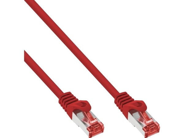 InLine 76105R, 5 m, Cat6, S/FTP (S-STP), RJ-45, RJ-45, Rød