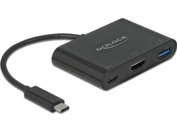 Delock - Dockningsstation - USB-C / Thunderbolt 3 - HDMI