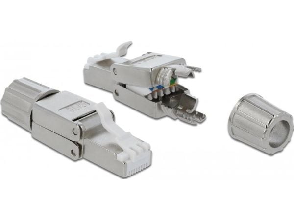 Delock - Nettverkkontakt - RJ-45 (hann) - STP - CAT 6