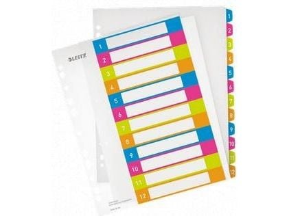 Rekisteröi Leitz WOW, 12-ruutuinen, plast, A4
