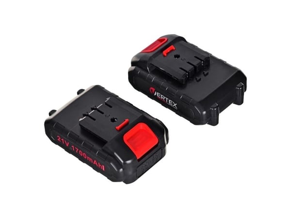 Vertex borr-/skruvdragare 21V 2x1.7Ah WK21Li-2 VERTEX borr-/skruvdragare