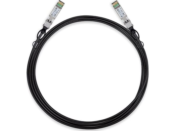 TP-Link TL-SM5220-3M V1 - Direkte 10GBase-koblingskabel - SFP+ (hann) til SFP+ (hann) - 3 m - toakset - passiv
