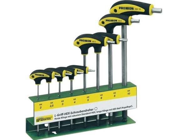 Proxxon L-type unbrakonøkkelsett, 8 deler (PR22650)