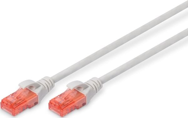 Digitus DK-1617-025, 2,5 m, Cat6, U/UTP (UTP), RJ-45, RJ-45, Grå