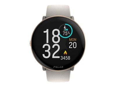 Polar Ignite 3 - Sportklocka med band - silikon - bandstorlek: S/L - display 1.28" - 32 MB - Bluetooth - 35 g  - greige sand