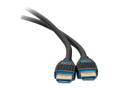 C2G 10ft 4K HDMI-kaapeli - Performance-sarjan kaapeli - Erittäin joustava - M/M - HDMI-kaapeli - HDMI uros HDMI-uros - HDMI uros - 3 m - musta - musta