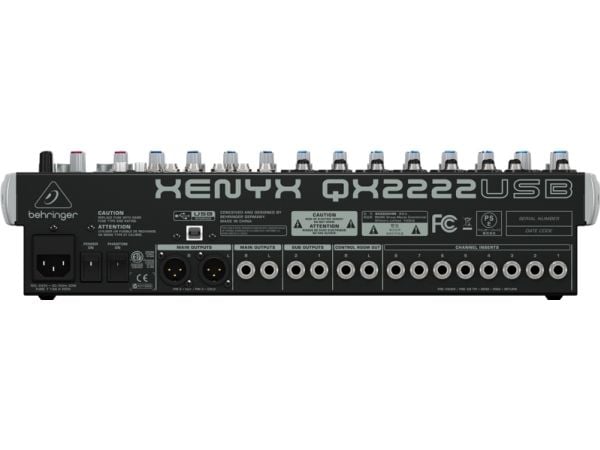 Behringer QX2222USB, 22 kanaler