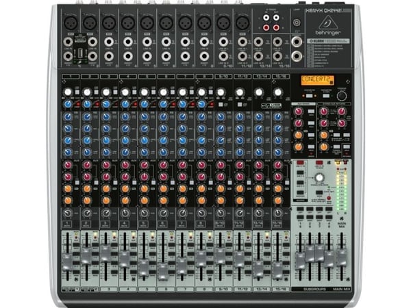 Behringer QX2442USB, 24 kanavaa, 445 mm, 440 mm, 440 mm, 140 mm, 5,7 kg