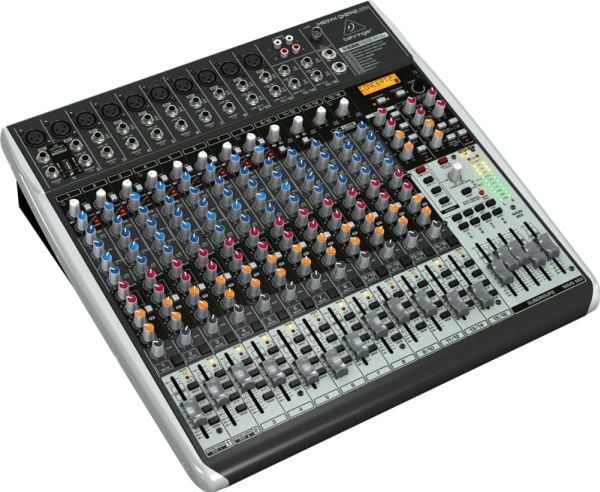 Behringer QX2442USB, 24 kanavaa, 445 mm, 440 mm, 440 mm, 140 mm, 5,7 kg