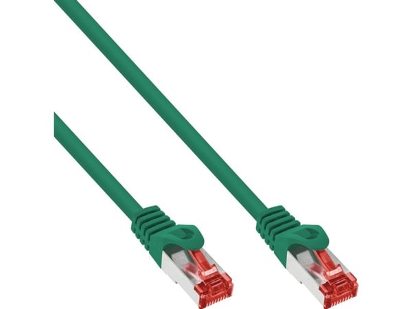 InLine 76122G, 0,25 m, Cat6, S/FTP (S-STP), RJ-45, RJ-45, Grønn