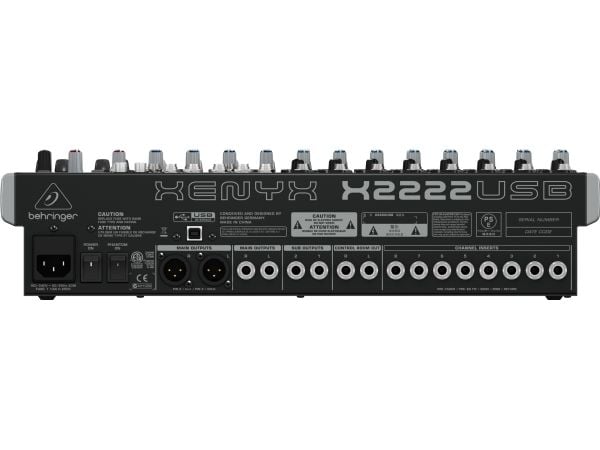 Behringer XENYX X2222USB, 22 kanaler