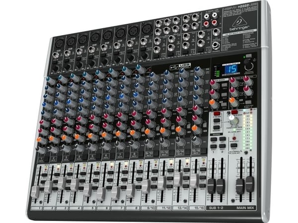 Behringer XENYX X2222USB, 22 kanaler