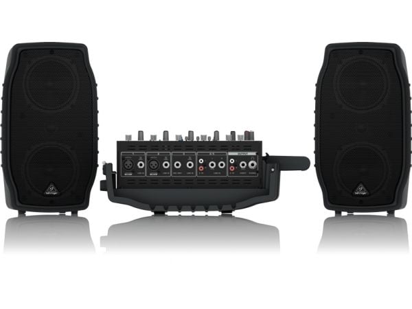 Behringer PPA200, 200 W, Sort, Ledning & Trådløs, AC, 100-240 V, 2,54 cm (1")