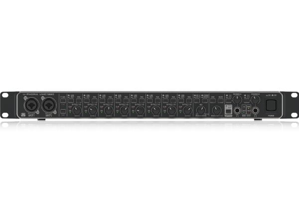 Behringer UMC1820, Desktop/rackmounted, Svart, Metall, USB, 11 dBu, 3000 O
