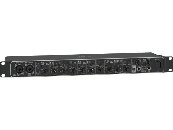 Behringer UMC1820, Desktop/rackmounted, Svart, Metall, USB, 11 dBu, 3000 O