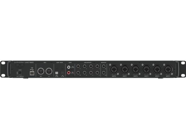 Behringer UMC1820, Desktop/rackmounted, Svart, Metall, USB, 11 dBu, 3000 O