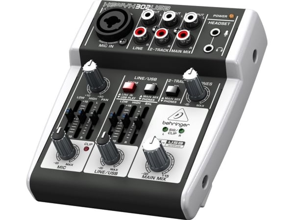 Behringer X302USB, 5 kanaler