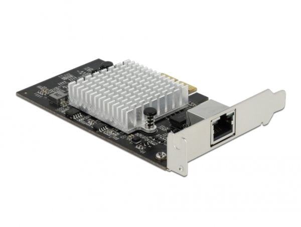 Delock - Nettverksadapter - PCIe 3.0 x2 lav profil - 10M/100M/1G/2.5G/5G/10 Gigabit Ethernet
