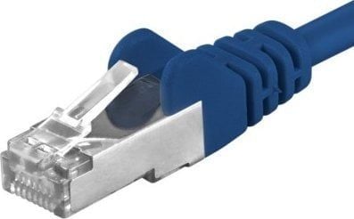 PremiumCord SP6ASFTP030B, 3 m, Cat6a, SF/UTP (S-FTP), RJ-45, RJ-45, Blå