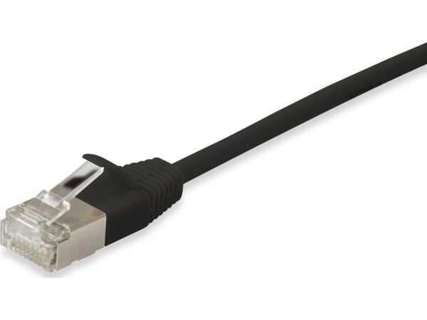Equip 606125, 2 m, Cat6a, F/FTP (FFTP), RJ-45, RJ-45, Sort