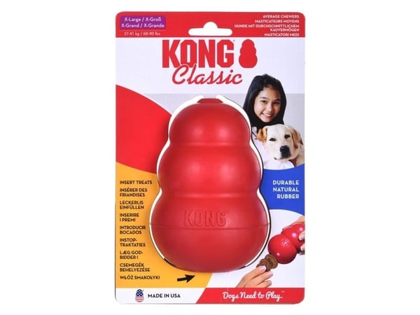 Kong Classic Aktiveringsleksak För Hund Röd Xl