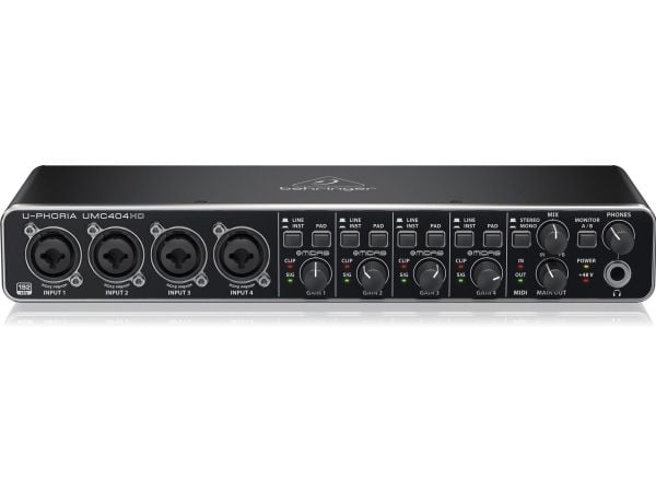 Behringer UMC404HD grænseflade til lydoptagelse