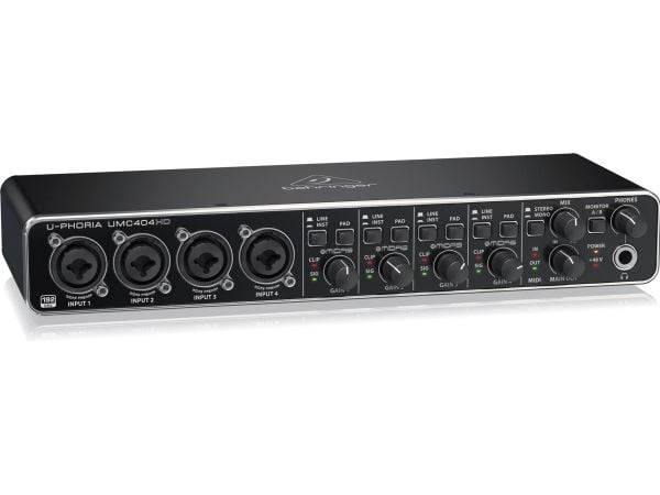 Behringer UMC404HD grænseflade til lydoptagelse