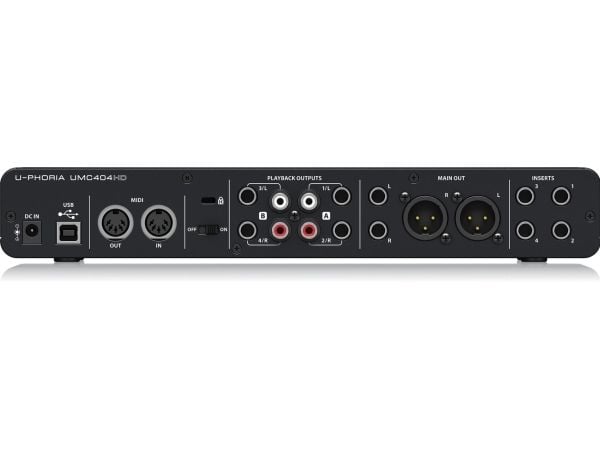 Behringer UMC404HD grænseflade til lydoptagelse