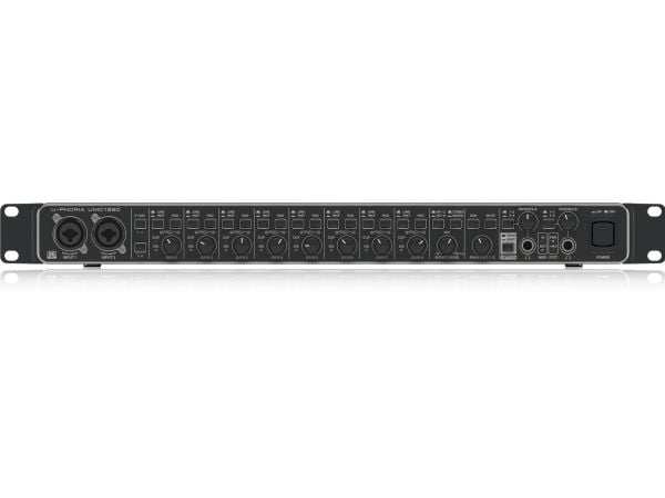 Behringer UMC1820, Desktop/rackmounted, Svart, Metall, USB, 11 dBu, 3000 O