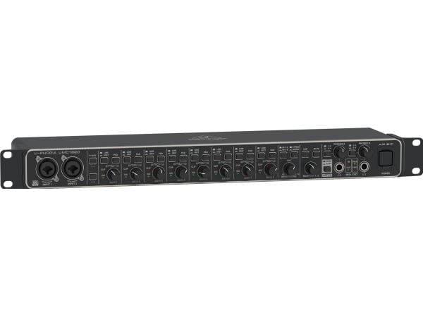 Behringer UMC1820, Desktop/rackmounted, Svart, Metall, USB, 11 dBu, 3000 O