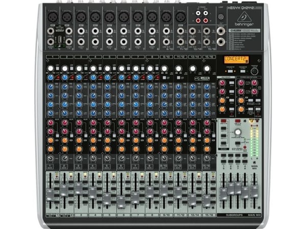 Behringer QX2442USB, 24 kanavaa, 445 mm, 440 mm, 440 mm, 140 mm, 5,7 kg
