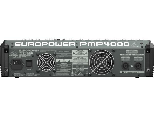 Behringer PMP4000, 20 kanaler, 1050 W, Svart