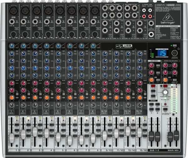 Behringer XENYX X2222USB, 22 kanaler