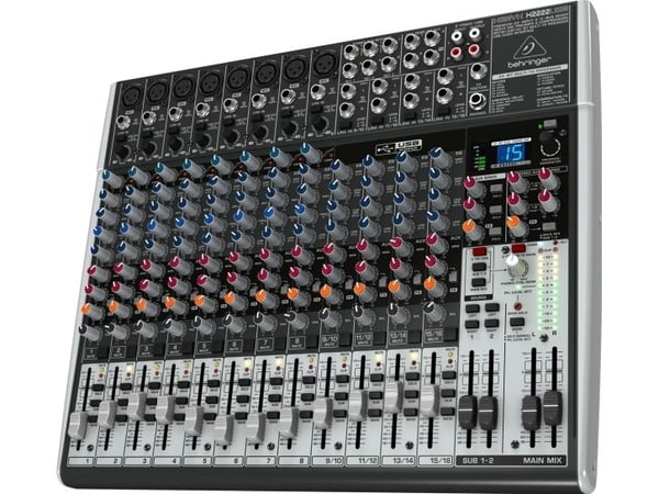 Behringer XENYX X2222USB, 22 kanaler