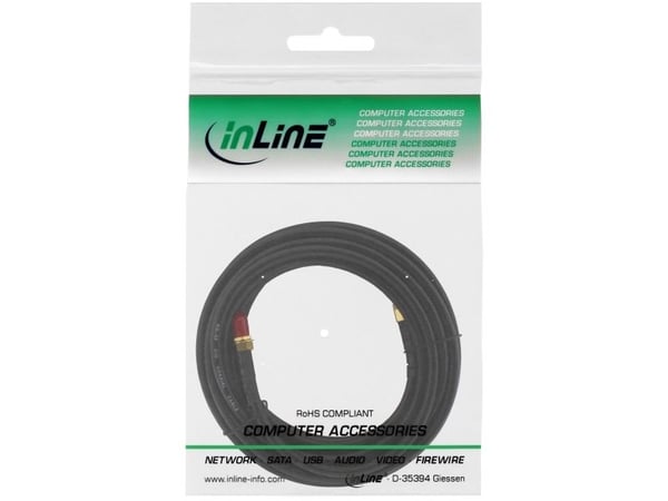 InLine 40865, 5 m, Svart