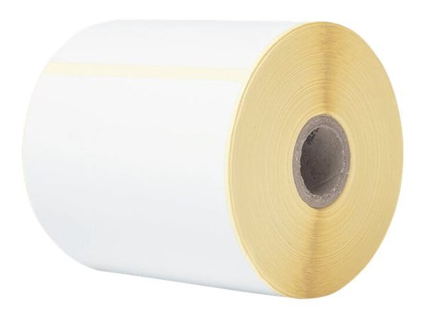 Brother - Hvit - 102 x 152 mm 350 etikett(er) (1 rull(er) x 350 stanseskårne etiketter (en pakke 8) - for Brother TD-4410D, TD-4420DN, TD-4550DNWB