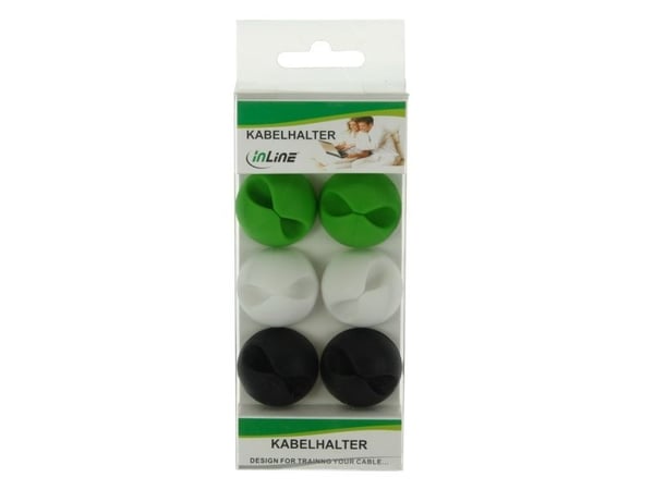 InLine 59962C, musta, Vihreä, Valkoinen, 37 g, 60 mm, 160 mm, 17 mm, 53 g