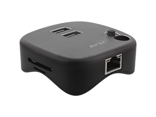 InLine 35392, USB 3.2 Gen 1 (3.1 Gen 1) Type-A, USB 3.2 Gen 1 (3.1 Gen 1) Type-A, MicroSD (TransFlash), SD, 5000 Mbit/s, Svart, Aluminium