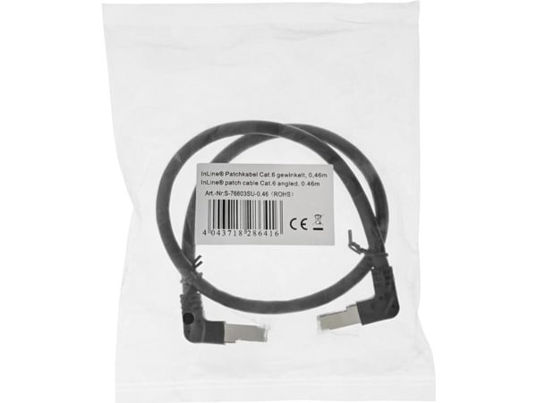 InLine S-76603SU-2.36, 2,36 m, Cat6, S/FTP (S-STP), RJ-45, RJ-45