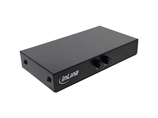 InLine 60608, VGA, Svart, 1920 x 1440 piksler, 90 mm, 145 mm, 25 mm