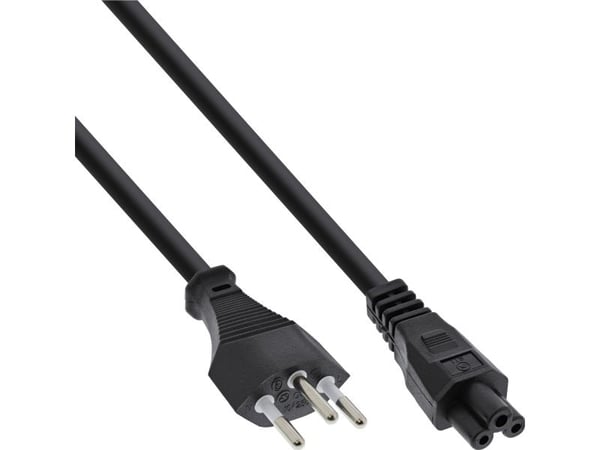 InLine 404371802121994, 2 m, SEV 1011, C5-kontakt, 250 V, 2,5 A