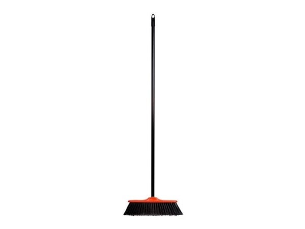 Spontex rumsborste röd med skaft 67002 SPONTEX
