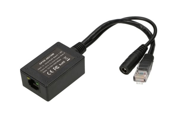 Extralink 1 PORT GIGABIT POE INJECTOR WITH 10-30V TO 48V INVERTER, Raskt Ethernet, Gigabit Ethernet, 10,100,1000 Mbit/s, IEEE 802.1af, IEEE 802.3at...